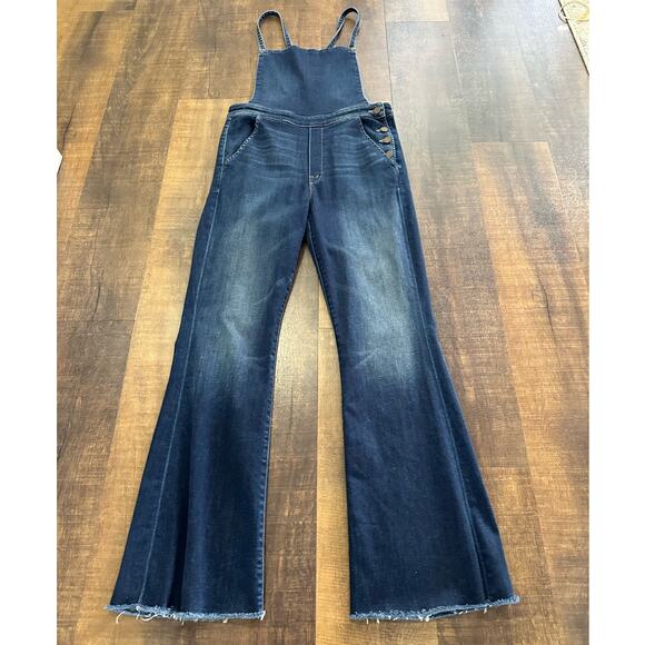 Mother The Swooner Weekender Flared Overalls Size 28 - Picture 5 of 12